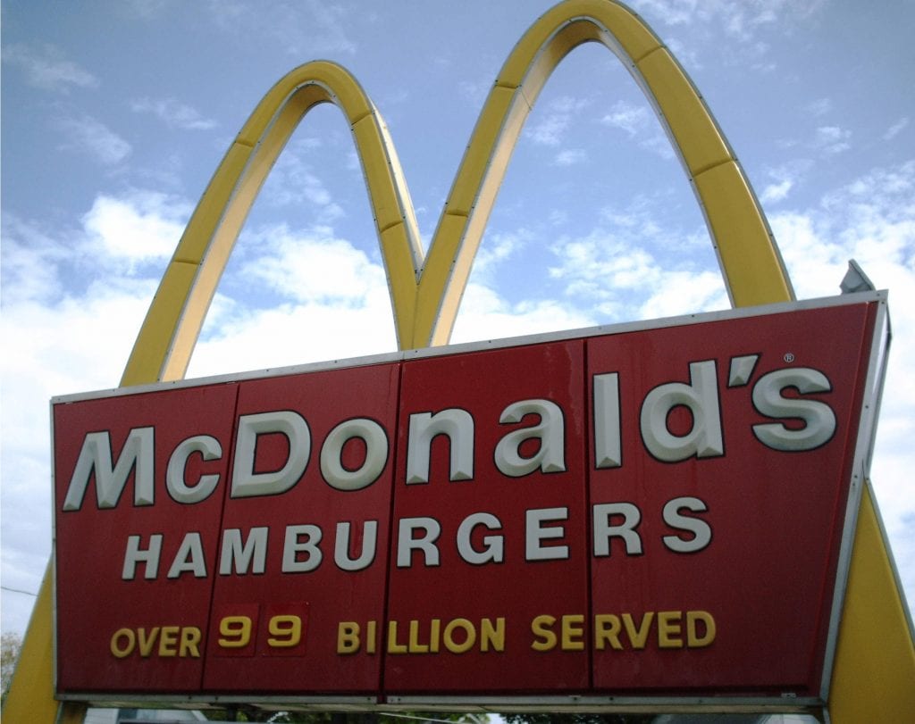 McDonalds 99 billion burgers sold