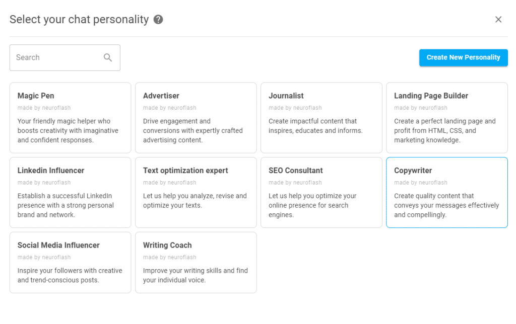 elevenlabs ai- personalities ChatFlash