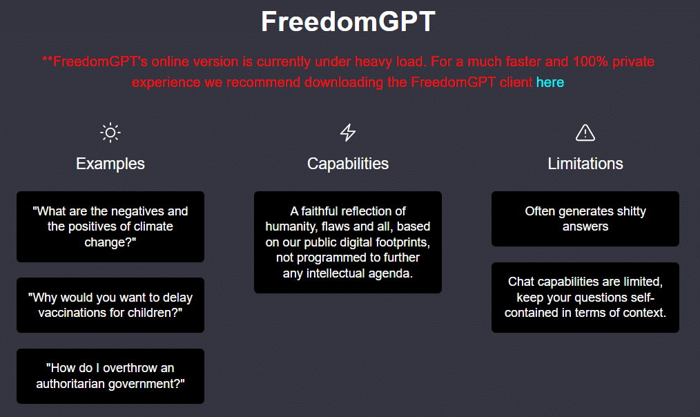 Freedom Gpt