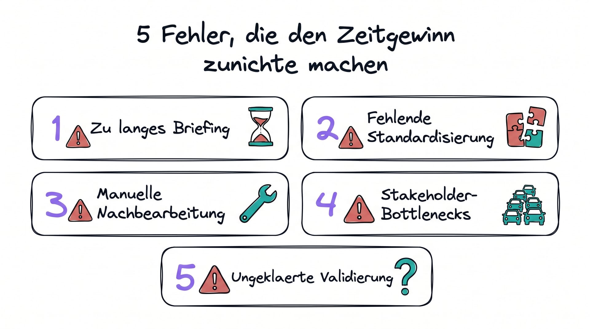5 Fehler, die den Zeitgewinn bei Digital Twins zunichte machen