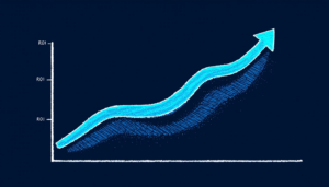 Rising ROI curve as research cost falls and decision speed rises