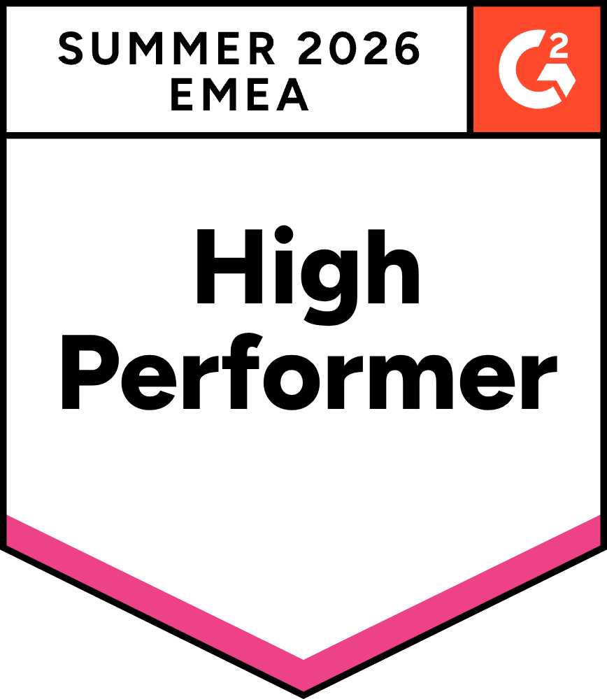 G2 High Performer Summer 2026 EMEA