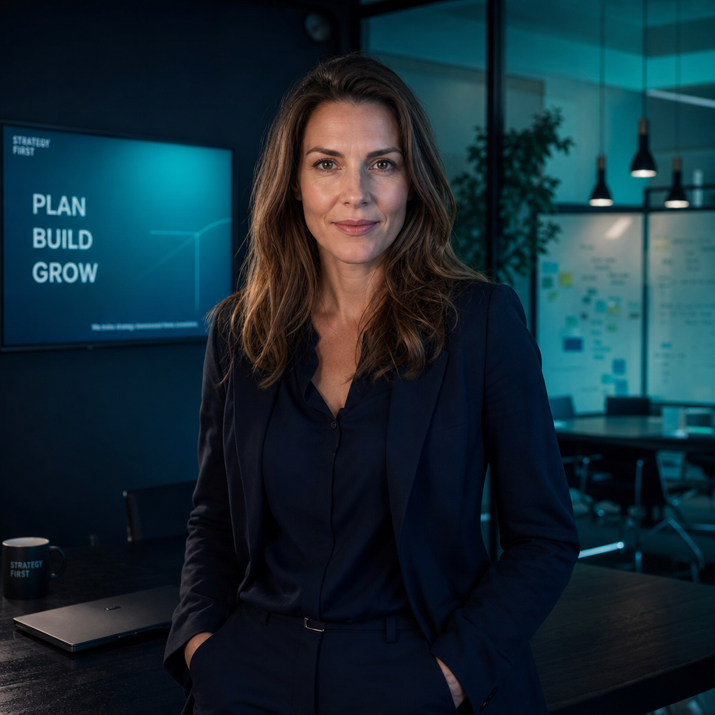 Agentur-Strategin im Office, Strategy First