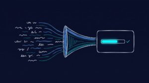 Textstrom, der zu einer kalibrierten Entscheidung mit Wahrscheinlichkeitsbalken wird