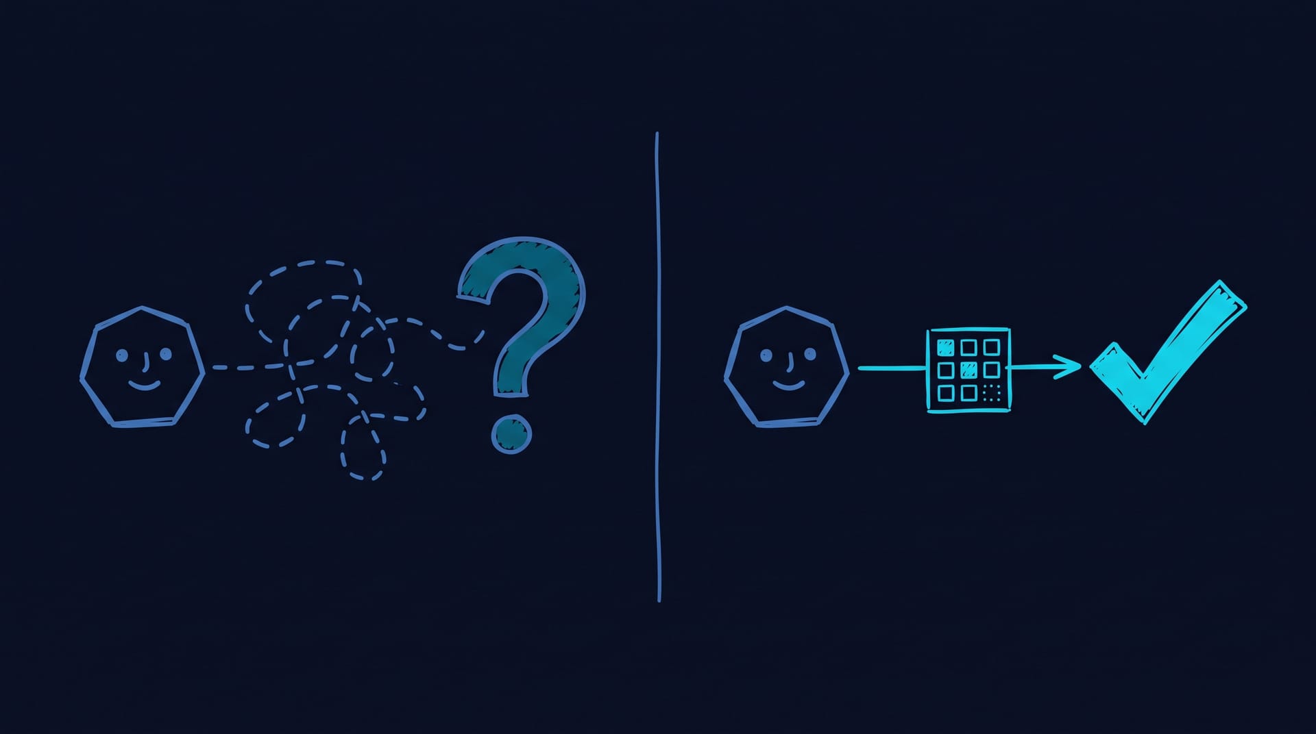 Agent without and with an audience signal