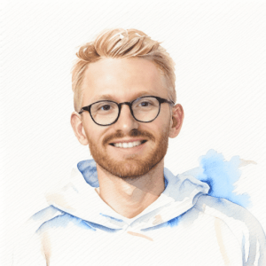 Lasse A Man, Slight Smile, Artstation, Watercolor, Highly Detailed, Portrait 20230710185405